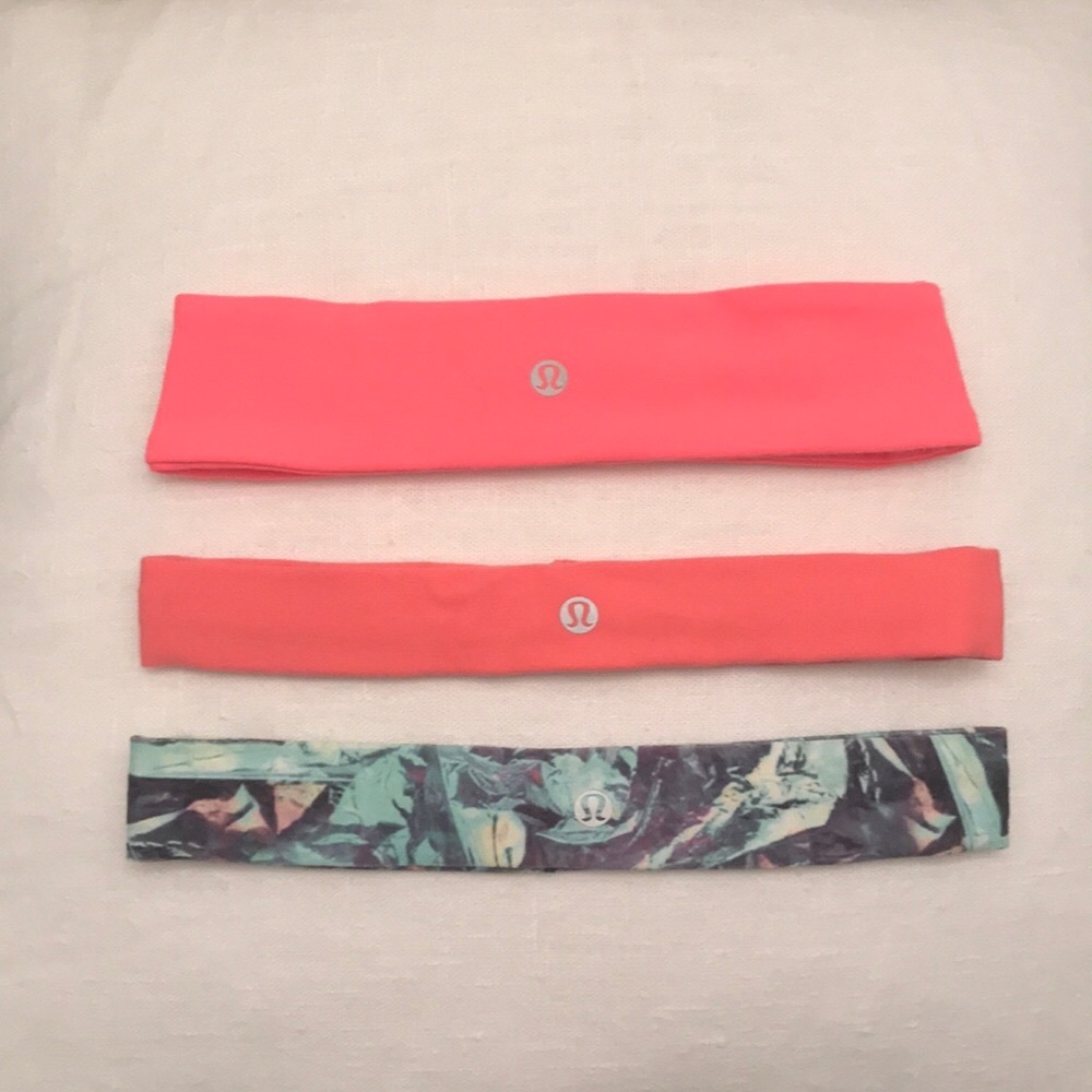 SOLD Lululemon headband bundle